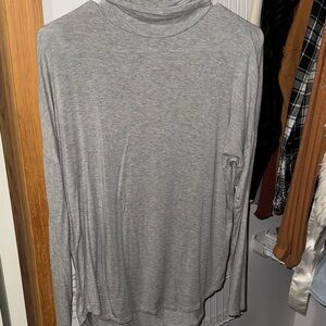 Elliott Lauren Light Gray Turtleneck Sweater